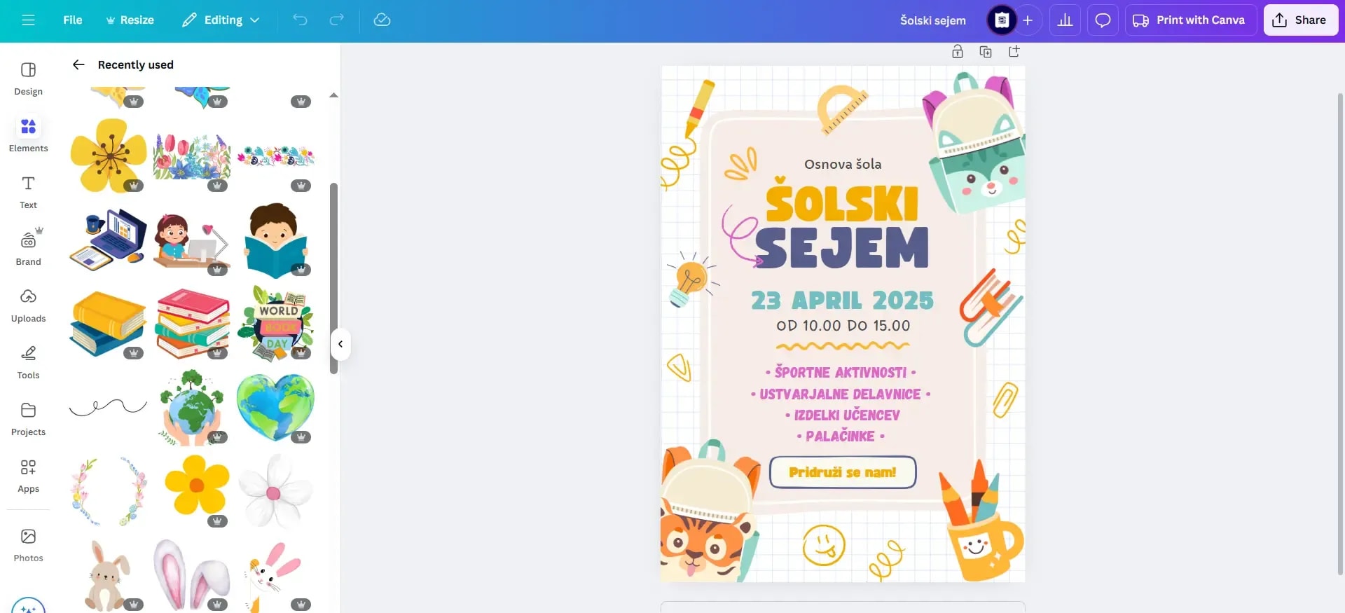 Canva vabilo