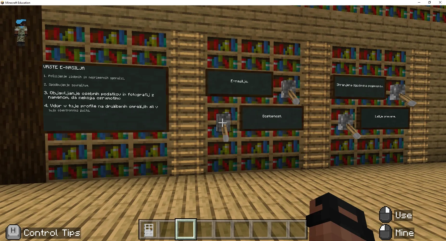 Minecraft varnost na spletu