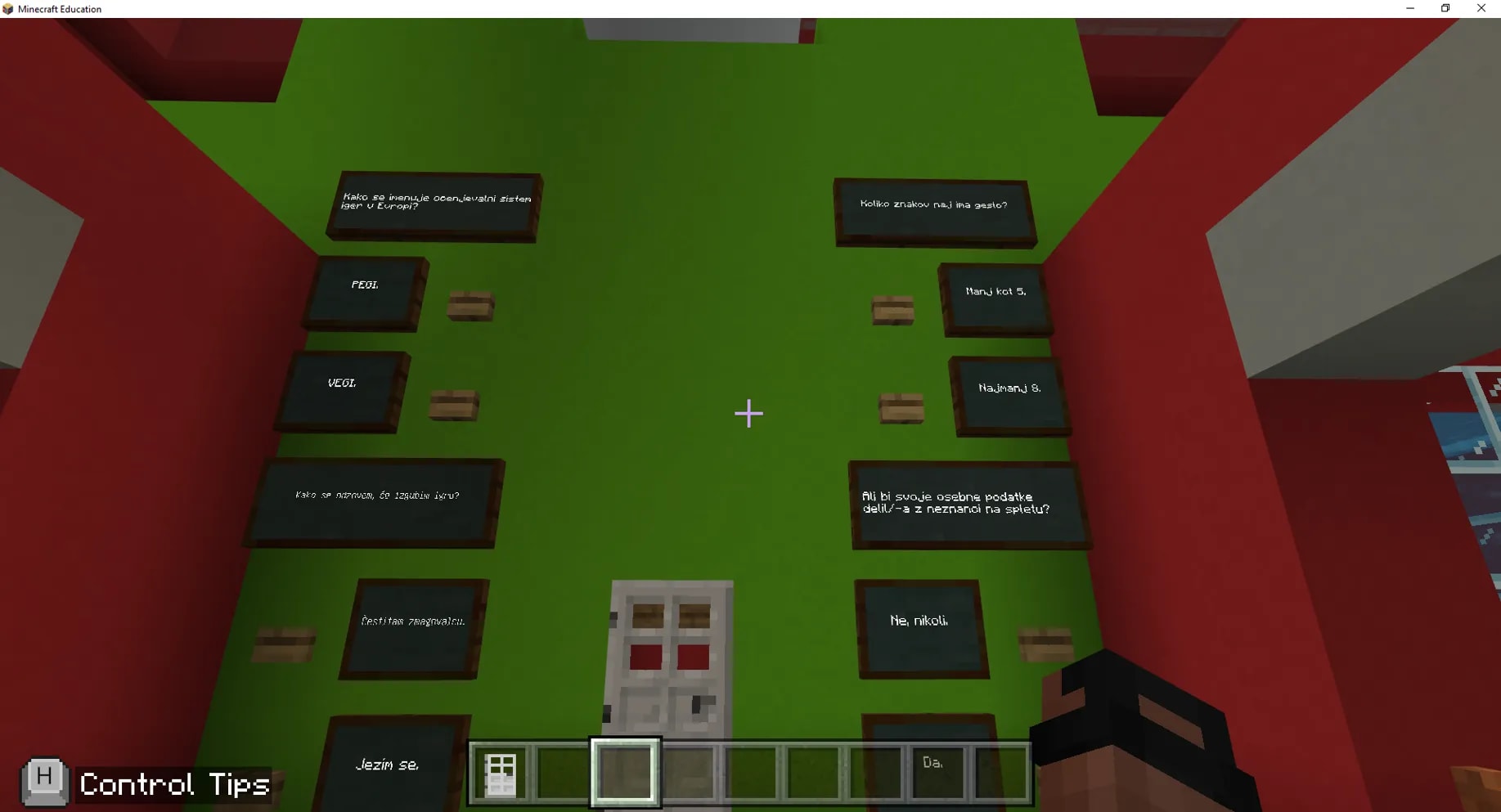 Minecraft varnost na spletu